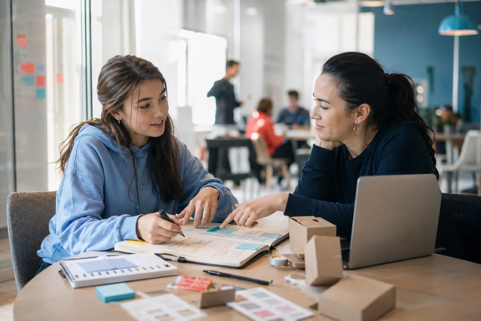 Mentorship and learning together